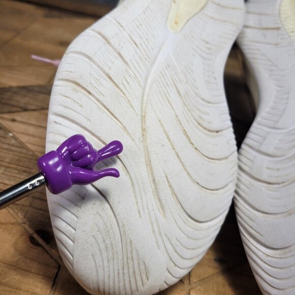 Asics Women's Athletic Shoes in Pink and Cream - Picture 11 of 13